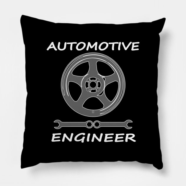 automotive engineer, car mechanic engineering Pillow by PrisDesign99