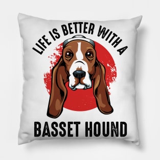 Basset Hound Pillow
