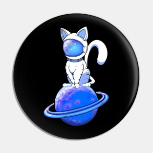 chat astronaute Pin