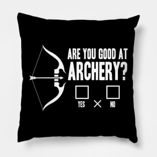 Are You Good at Archery Pillow