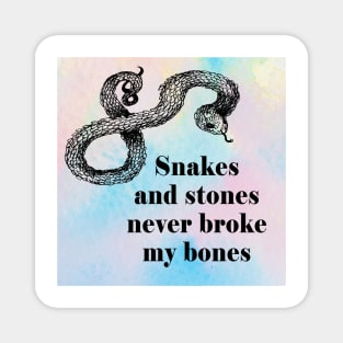 Snakes and Stones never broke my bones - Taylor Swift - Lover Magnet