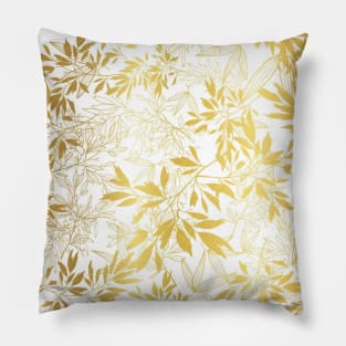 Golden leaves Pillow