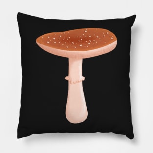 Flat Toadstool Mushroom Pillow