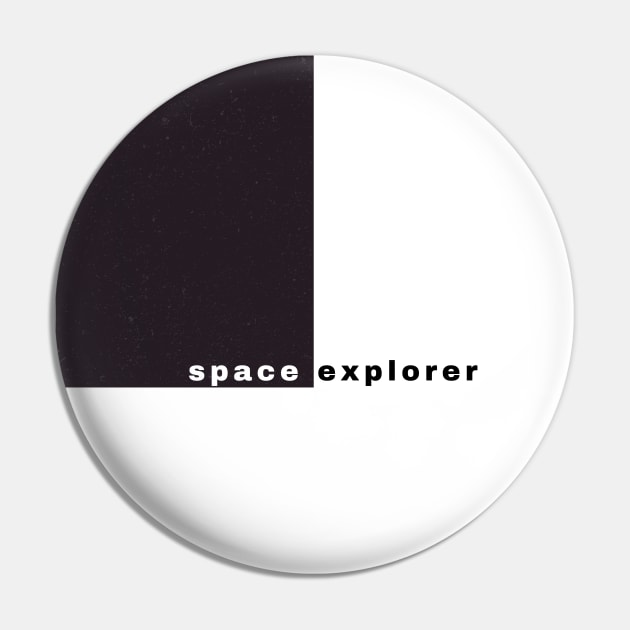 Space Explorer - Aesthetic Space Pin by Moshi Moshi Designs