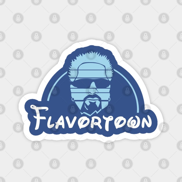 Flavor Town Theme Park Magnet by sinistergrynn