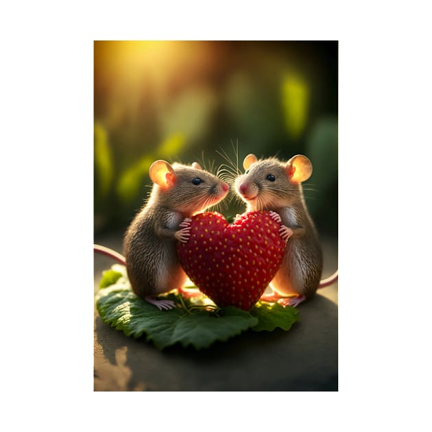 A Couple of Love Mices 3 by redwitchart