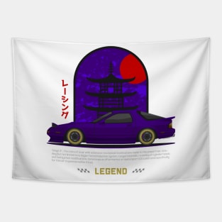 Midnight Racer Purple FC3S RX7 JDM Tapestry