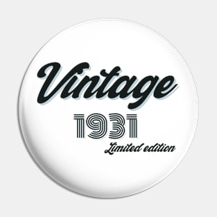 Vintage 1930 to 1939-1931 Pin