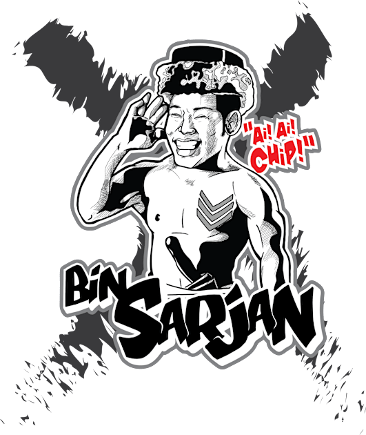 Bin Sarjan Kids T-Shirt by rolz