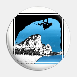 Rock climbing Thailand Pin