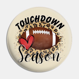 Touchdown season american football lovers Pin