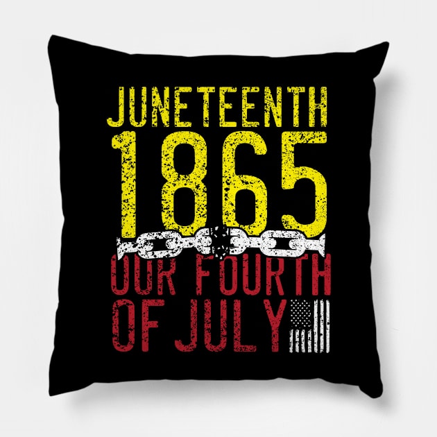 Juneteenth 1865 Pillow by thingsandthings