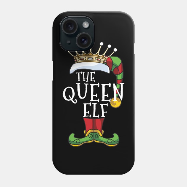 Queen Elf Family Matching Christmas Holiday Group Gift Pajama Phone Case by BeesTeez