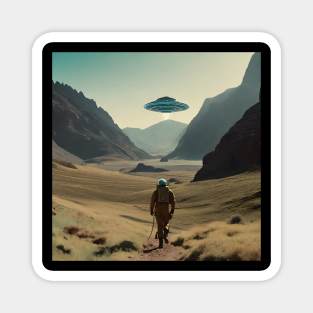 UFO in the Mountains Magnet