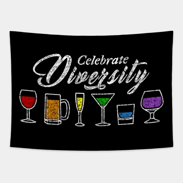 LGBTQ Beer Celebrate Diversity Tapestry by TriHarder12