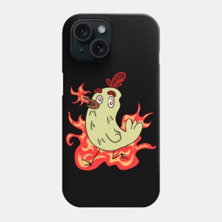 Cooper the Fire Breathing Chick Phone Case