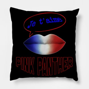 FRENCH KISS JE T'AIME PINK PANTHER Pillow