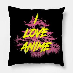 I Love Anime Pillow