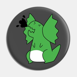 Acid Spitting Dilophosaurus Pin