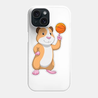 Guinea pig as Basketball player with Basketball Phone Case