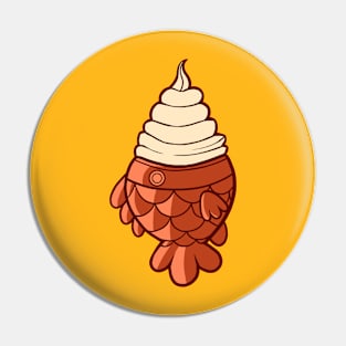 Takiyaki ice cream Pin