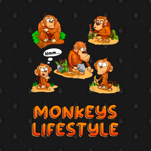 Types Of Monkeys by ak3shay