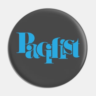 Pacifist blue Pin