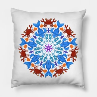 Colorful Sea Creature Pillow