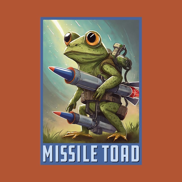 Missile Toad Vertical by Wright Art