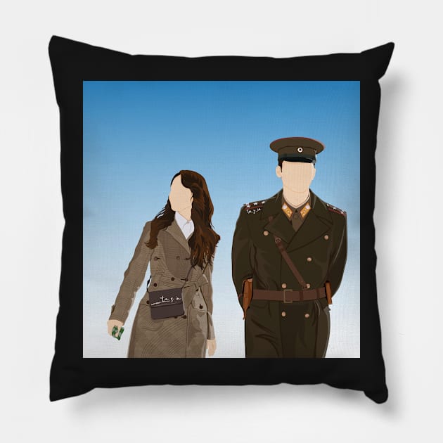 Crash Landing On You Korean Drama Pillow by ayshatazin