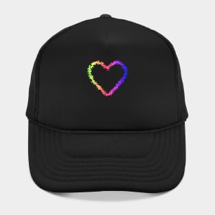 CUTE VALENTINES DAY Heart Shape Rainbow Hat