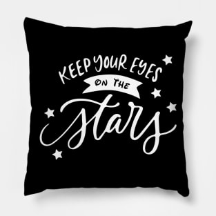 Keep your eyes on the Stars shirt , universe, galaxy, space, moon Pillow