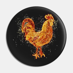 Rooster Pin