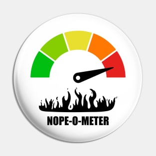 Meter Series - NOPE-O-METER 2 - Nope Icons - Gauge Level 5 - OH HELL NO - 5A Pin