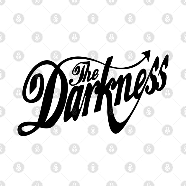 The Darkness Band Black Text by KAM Std