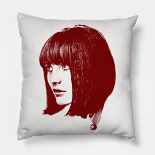 Sandie Shaw --  60s Retro Fan Art Pillow