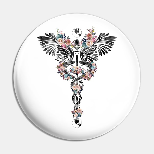 Caduceus Pin by erzebeth