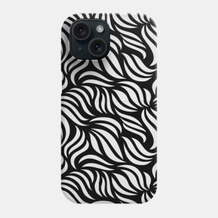 light gray seamless nature patterned background Phone Case