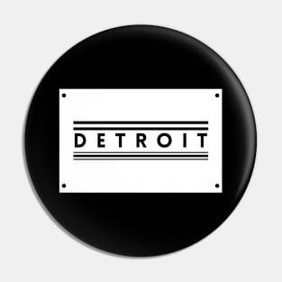 Made In Detroit Pin