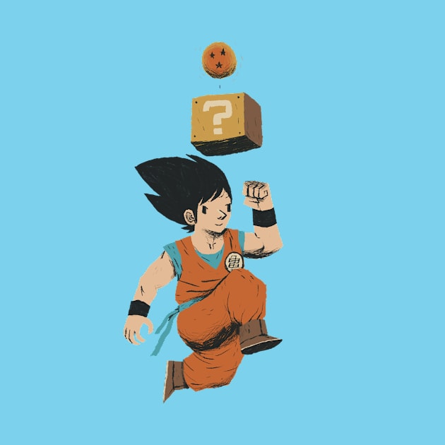 Goku Power Up by Louisros