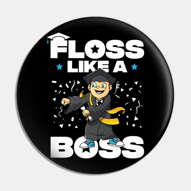 Floss Like A Boss Class Of 2019 Graduation Pin by trendingoriginals