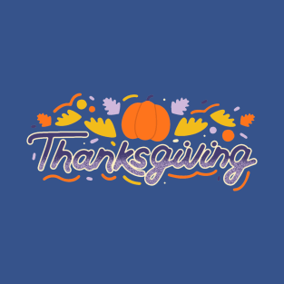 Thanksgiving with pumpkin decor T-Shirt