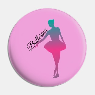 Ballerina design Pin