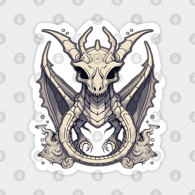 Dragon Skull Play Swift Magnet by kakamona