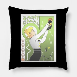 Le Saint Graal Pillow