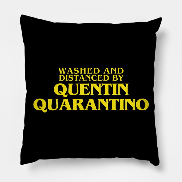 Quentin Quarantino Pillow by RedTurboJacketProductions