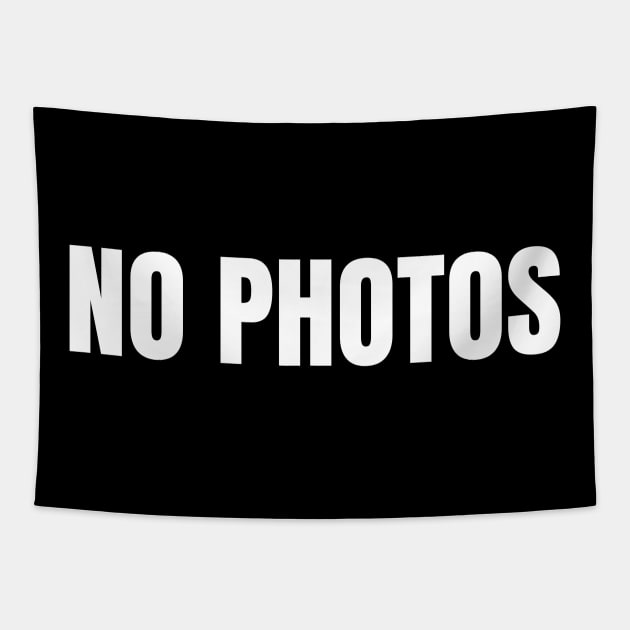 No Photos Tapestry by Spatski