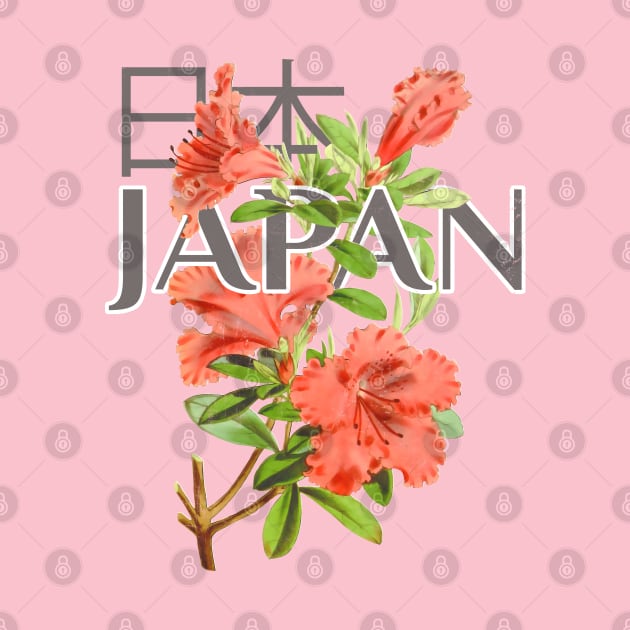 Japan Vintage Botanical Illustration by Pico Originals