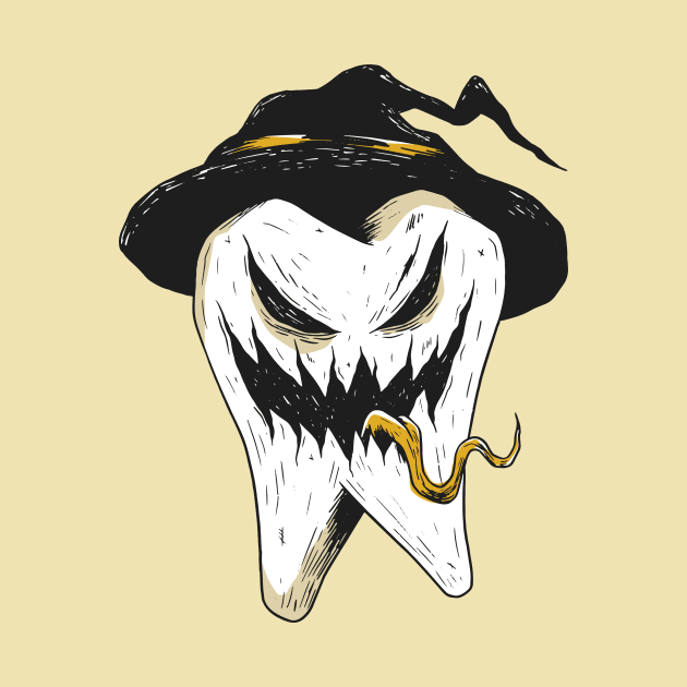 Creepy Halloween Tooth by SLAG_Creative