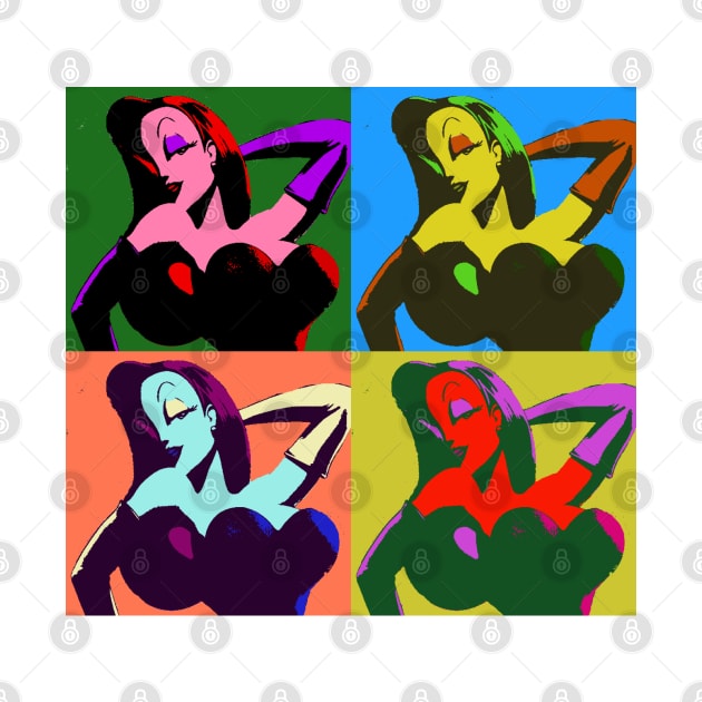 Pop art - Jessica Rabbit by alened